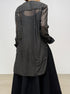 sheer dot dress shirt